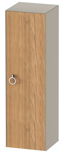 Duravit White Tulip Halvhøyskap 40x36x132 cm Eik/Taupe Matt