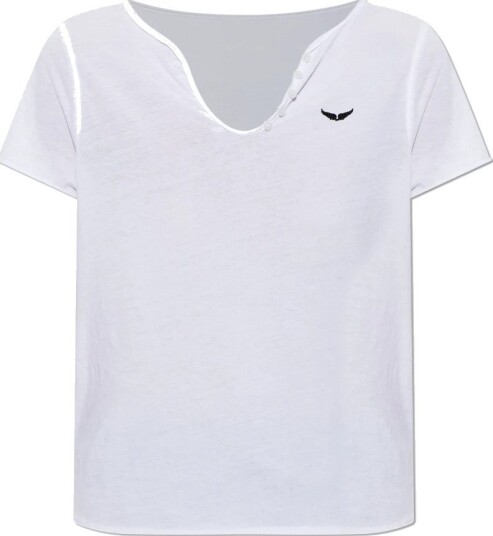 Zadig & Voltaire Dame Topper Hvit S,