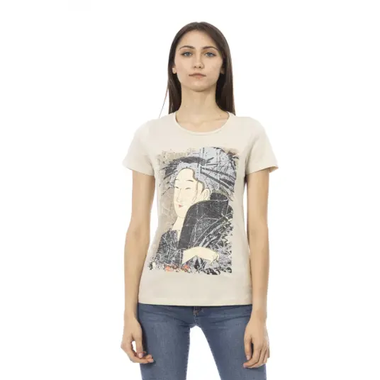 Trussardi Dame Topper Beige S,