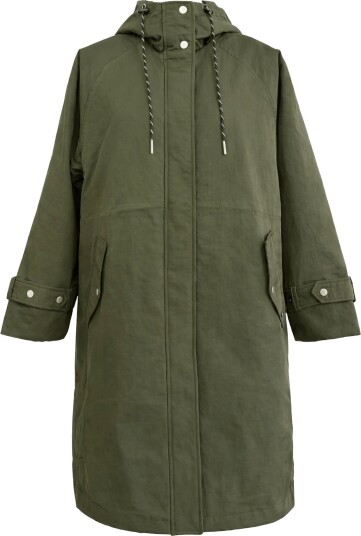 Lollys Laundry Sheall Coat Long Ls Khaki green XS