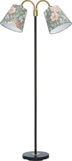 PR Home Gulvlampe Amy Flex 2 svart Grønn Gulvlamper