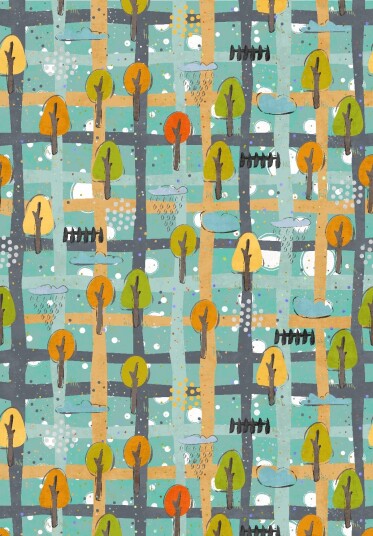 Barneteppe Idalia multi Størrelse: 200 x 280 cm