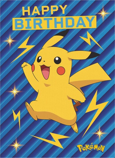 Hisab Joker Bursdagskort Pokémon Pikachu 66970