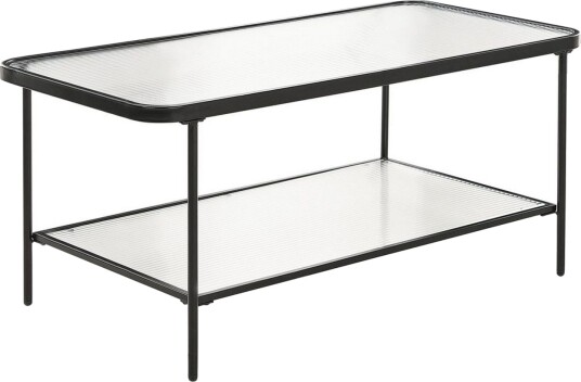 Soffbord Beliani Blair Transparent\|\|Black -
