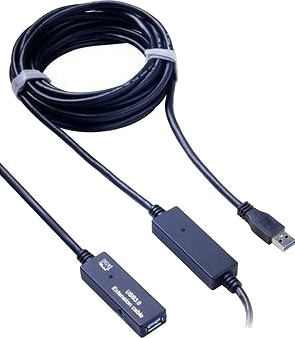 Usb-Kabel Premiumcord Usb-A Til Usb-A 10 M Sort Ku3rep10
