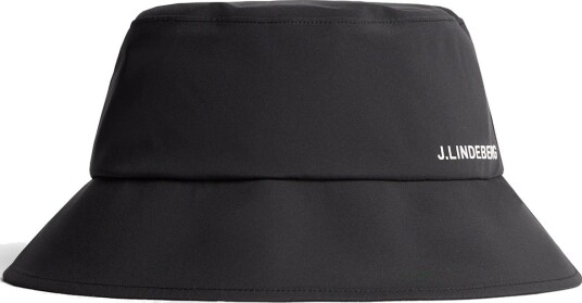 J.Lindeberg Sandy Rain Bucket Hat Svart Golf regnhatt Black J.Lindeberg Sandy Rain Bucket Hat Svart Golf regnhatt Black