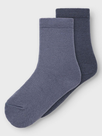 Name It Wakta Wo/Vi 2 Pack Sock Blå 19/21
