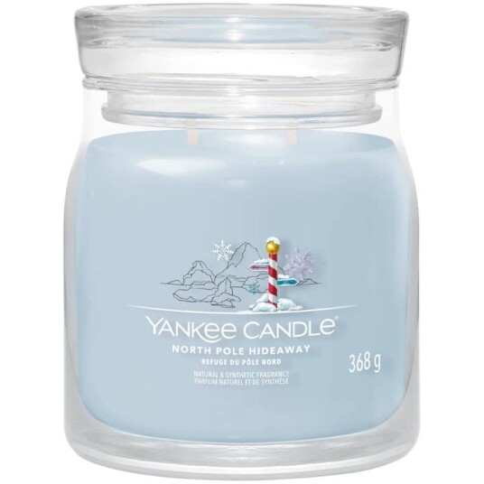 Yankee Candle Signature Medium Jar North Pole Hideaway 368g Yankee Candle Signature Medium Jar North Pole Hideaway 368g