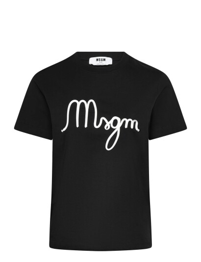 MSGM T Shirt/T Shirt Black L MSGM T Shirt/T Shirt Black L