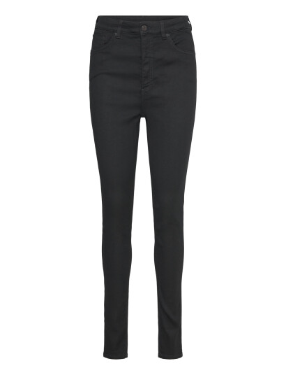 Monki Oki High Waist Tight Jeans - Black - 25