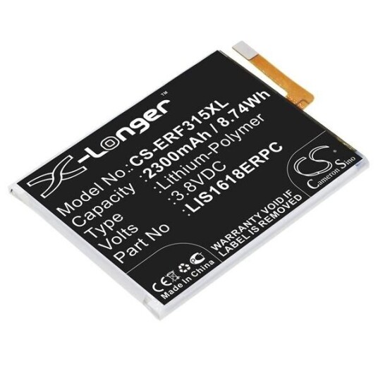 Sony F3116 batteri (2300 mAh 3.8 V, Sort)