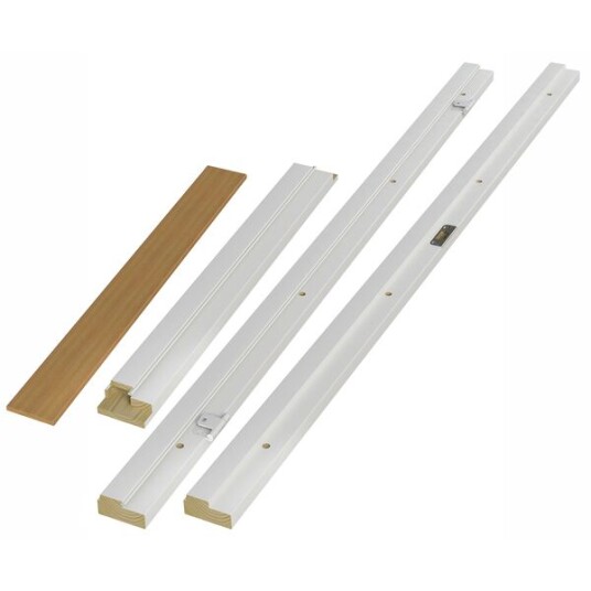 Swedoor Karm+ 93mm 7x20 Hvit Underliggende Terskel