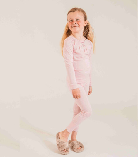 WoolLand Ullundertøysett Sarpsborg Dusty Rose