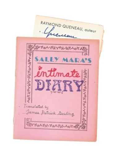 Sally Mara'S Intimate Journal Av Raymond Queneau
