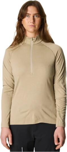 Houdini W"s Puremerino Half Zip Powder Green M