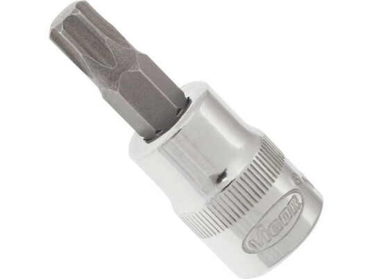 Vigor V2297n Torx Pipenøkkelinnsats 3/8" T45 49 Mm Håndverktøy Vigor V2297n Torx Pipenøkkelinnsats 3/8" T45 49 Mm Håndverktøy