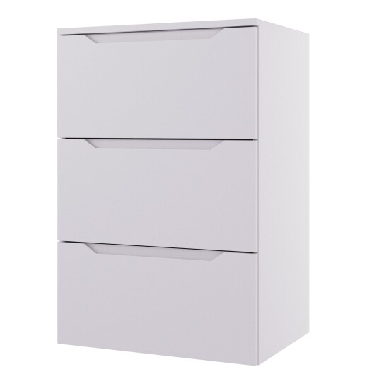 Linn Bad Emma Sideskap (Kommode) Hvit Matt / 60cm 3 Skuffer Linn Bad Emma Sideskap (Kommode) Hvit Matt / 60cm 3 Skuffer