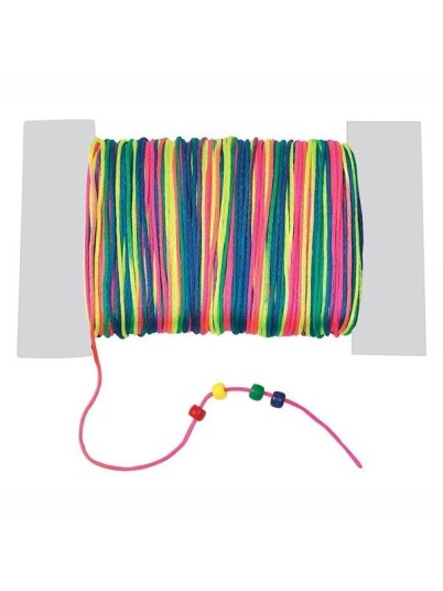 Colorations - Satin Bead Cord Rainbow 91mtr.
