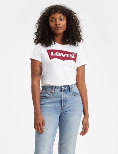 Levi"s® The Perfect Tee Large Batwing - White - XS Levi"s® The Perfect Tee Large Batwing - White - XS