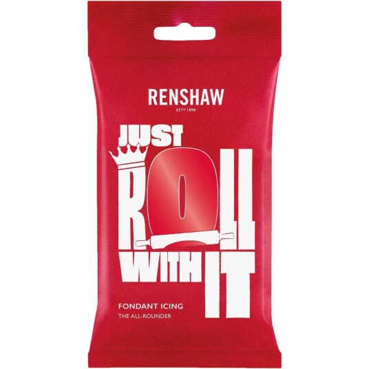 Rød Fondant Fra Renshaw 250g 