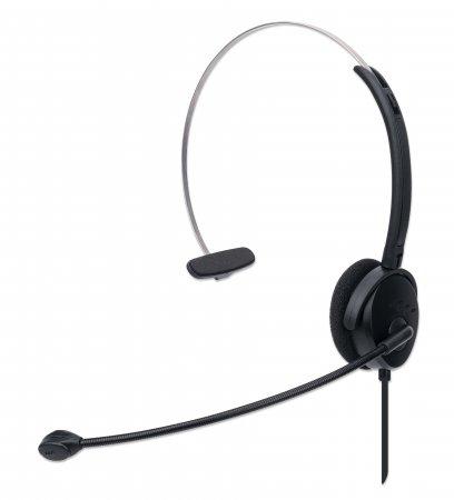 MANHATTAN MH On-Ear Mono USB Headset, Box MANHATTAN MH On-Ear Mono USB Headset, Box