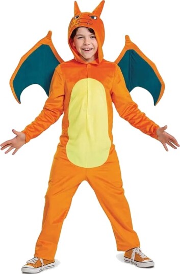 Pokémon Deluxe Jumpsuit Kostyme Charizard 10-12 år Pokémon Deluxe Jumpsuit Kostyme Charizard 10-12 år