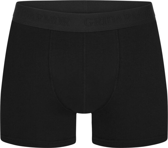 Gridarmor Men"s Merino Wool Boxers Black Beauty L