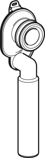 IFÖ vannlås ø50mm for urinal plast hvit