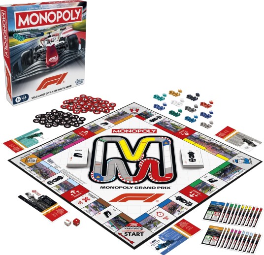 Monopoly F1 Familiespill