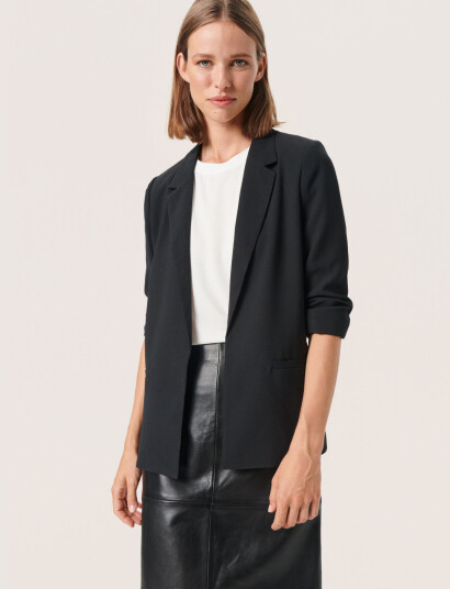 Soaked in Luxury Slshirley Blazer - Black - L