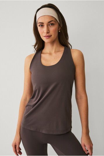 Ellos Studio Treningstopp Tank Top Core Brun