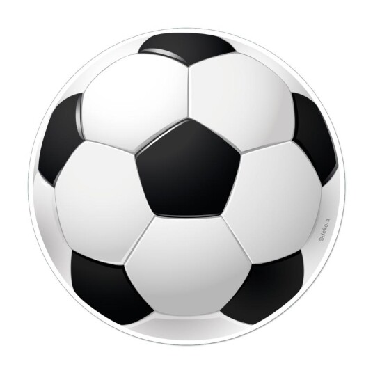 Kakebilde Wafer Fotball 15,5cm Kakebilde Wafer Fotball 15,5cm