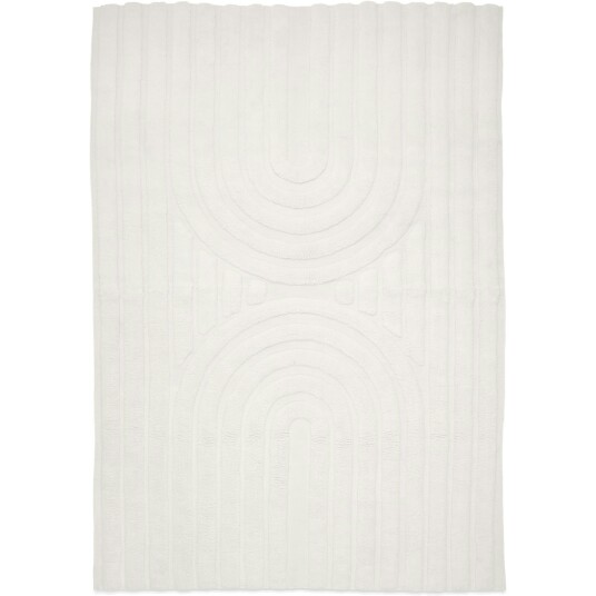 Classic Collection Curve ullteppe 170x230 cm Ivory