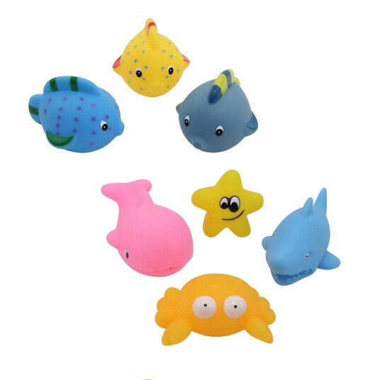 Rätt Start Badeleker Koralldyr &  Fisker 7-pack