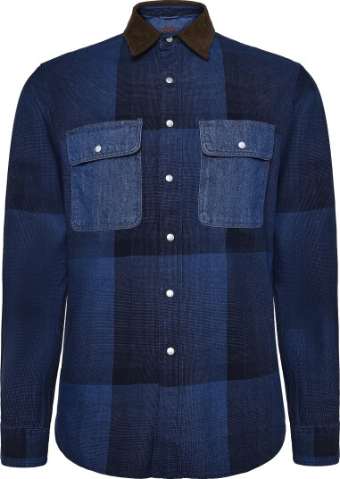 Replay Shirt Regular Blue S Replay Shirt Regular Blue S