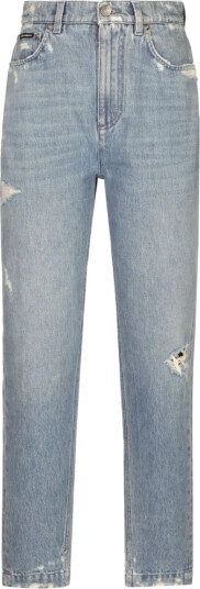 Dolce & Gabbana Dame Jeans Blå S,