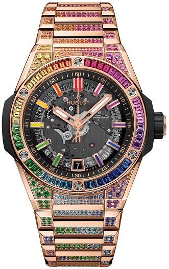 Hublot Herreklokke 456.OX.0180.OX.3999 Big Bang 40mm Grå/18 karat
