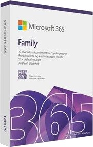Microsoft 365 Family 1 År EP2-32398 Microsoft 365 Family 1 År EP2-32398