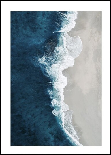 Waves Wash To The Shore Plakat Plakat / 40x50cm