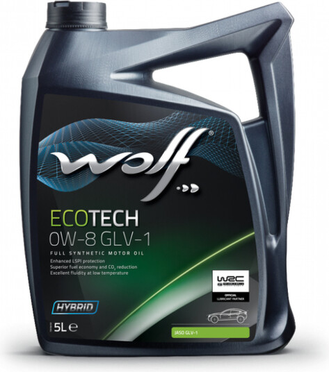 Motorolje WOLF ECOTECH 0W 8 GLV 1 5L