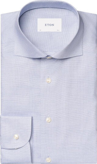 Eton Herre Skjorter Blå 4XL,