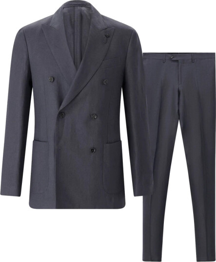 Lardini Herre Dress Grå L,
