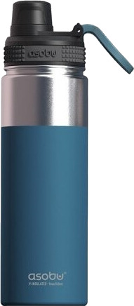 Asobu Alpine Flask 530 Ml Turgåing Blå Rustfritt Stål Voksen Mann/Kvinne
