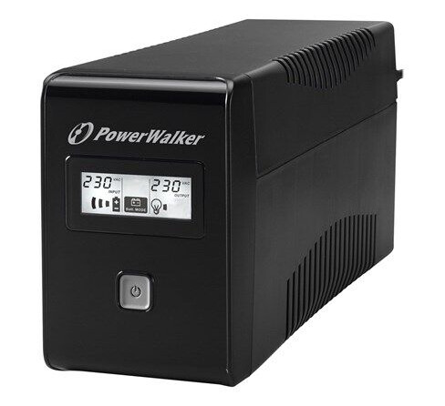 Bluewalker PowerWalker VI 850 LCD 850VA / 480W 2x Type F Outputs Bluewalker PowerWalker VI 850 LCD 850VA / 480W 2x Type F Outputs