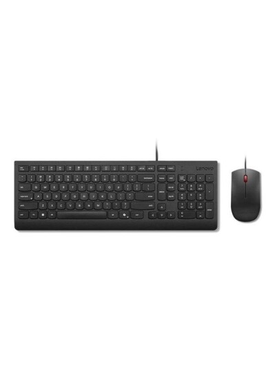Lenovo Essential Kablet Tastatur & Mussett USB Nordisk Svart Lenovo Essential Kablet Tastatur & Mussett USB Nordisk Svart