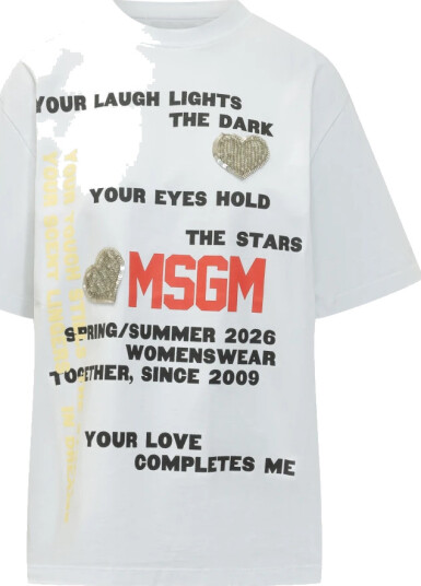 Msgm Dame Topper Hvit S, Msgm Dame Topper Hvit S,