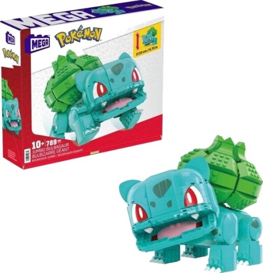 Pokemon Mega Pokémon Jumbo Byggesett 789 Deler Bulbasaur