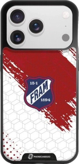 Phonecases3D iPhone 17 Pro Max IF Fram Larvik 3D mobildeksel, svart