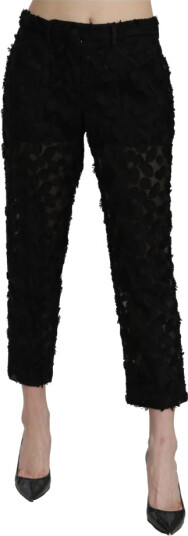 Dolce & Gabbana Dame Bukser Svart L, Dolce & Gabbana Dame Bukser Svart L,