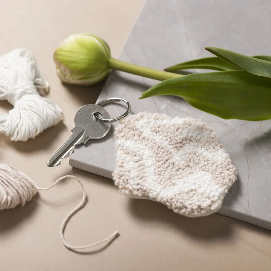 Creativ Company Tuftingsett mini Nøkkelvedheng 1 stk